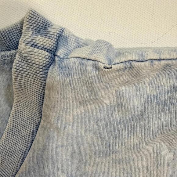 Frank Eileen Tee Lab Crew Essential Minimalist Short Sleeve Shirt Blue Cotton XS - Picture 5 of 13